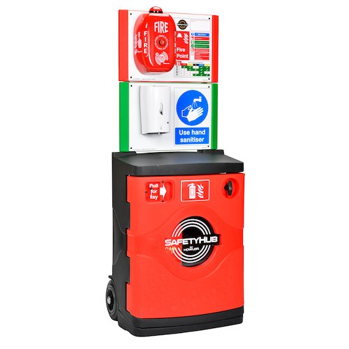 Howler SafetyHub Fire Point c/w Cabinet Signage & Auto Sanitiser Dispenser (808509)